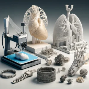 Representación de los posibles modelos que se pueden imprimir en 3D.