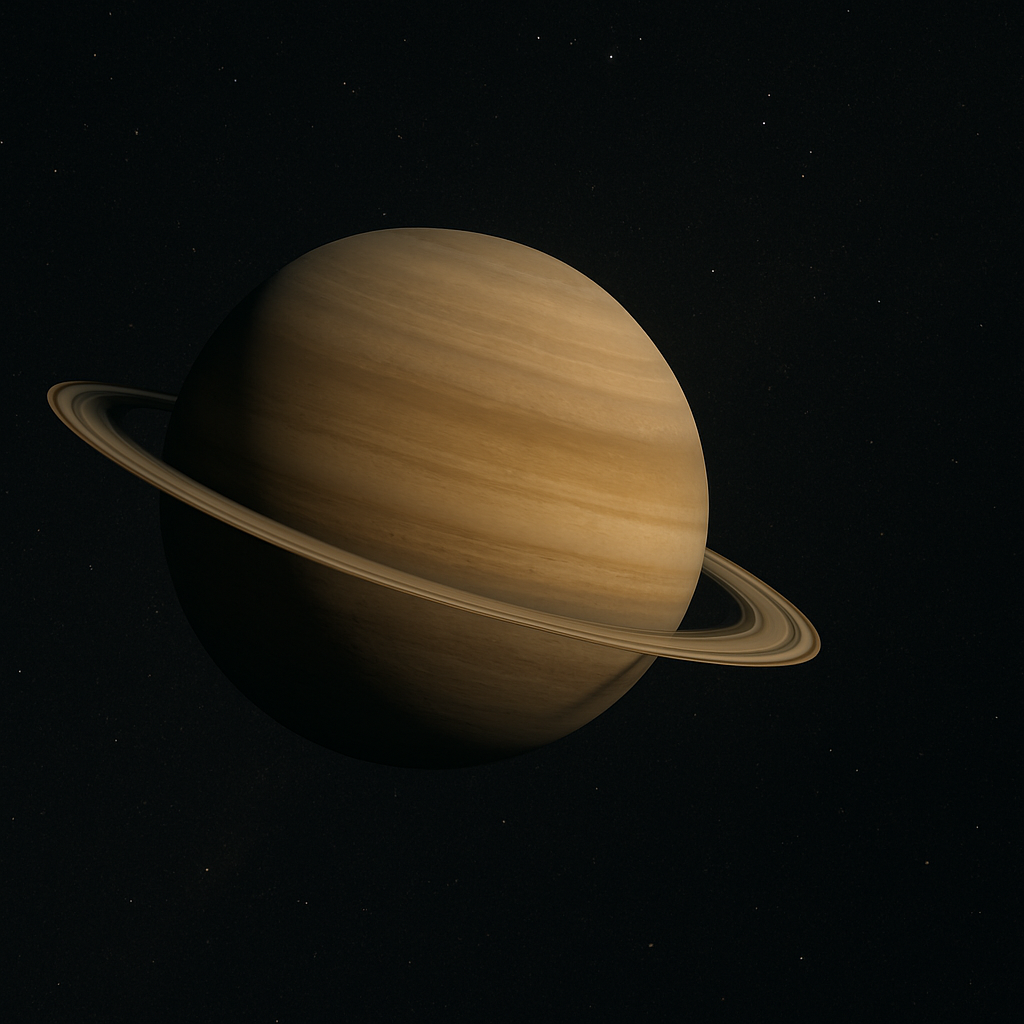 Representación artística generada por IA del exoplaneta mencionado en el artículo