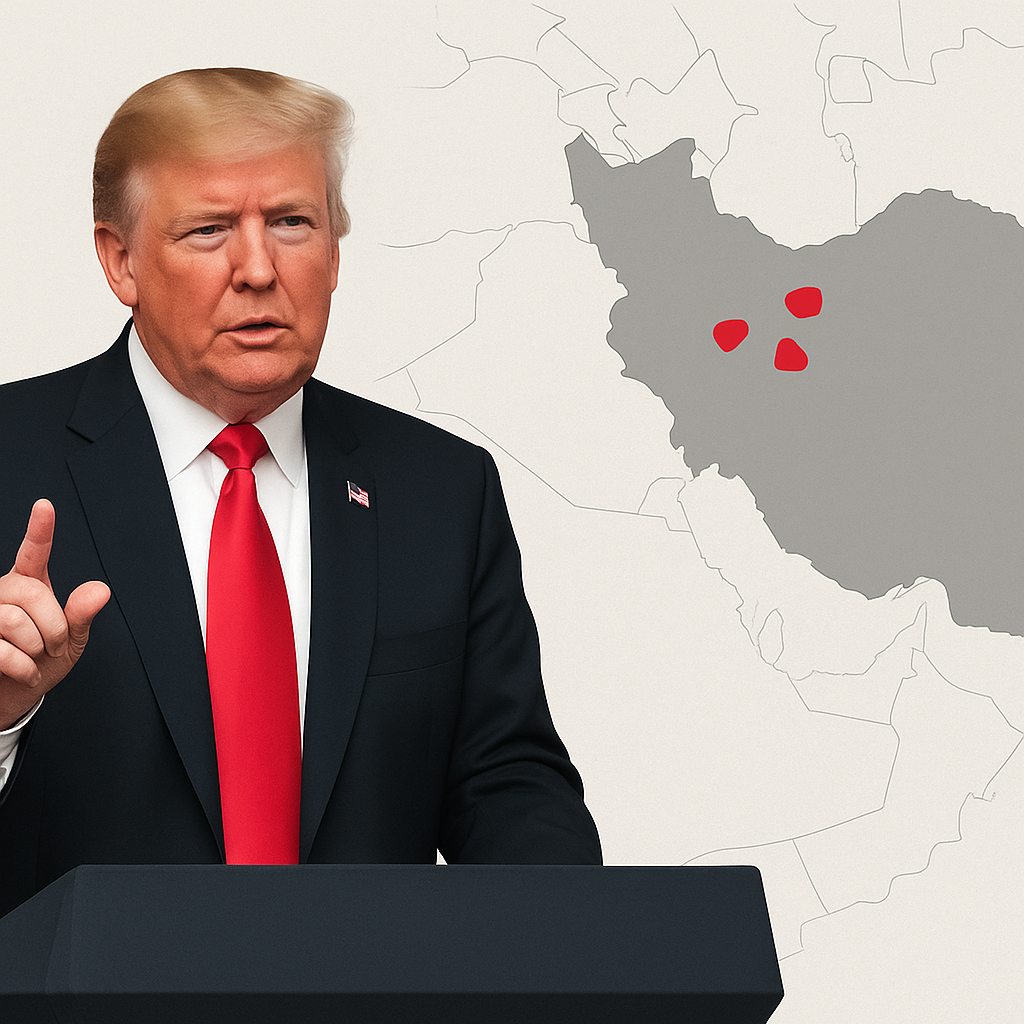 Trump ordena el ataque estratégico a Irán y aumenta la tensión global. Imagen generada por IA