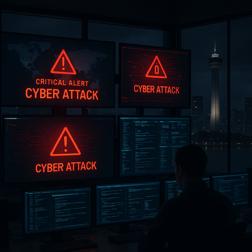 Alerta de seguridad en Singapur. Imagen generada por IA