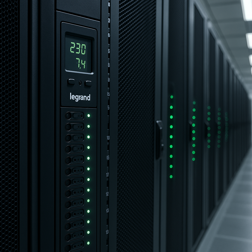 Un centro de datos moderno. Imagen generada por IA