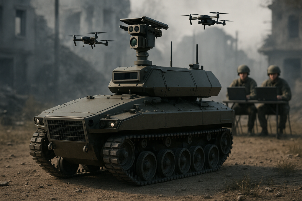 Tecnología bélica Israelí. Imagen representativa generada por IA