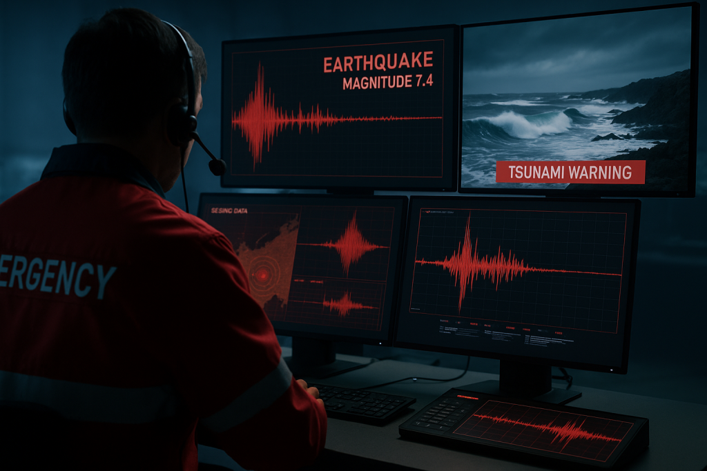Controlando los terremotos. Imagen representativa generada por IA