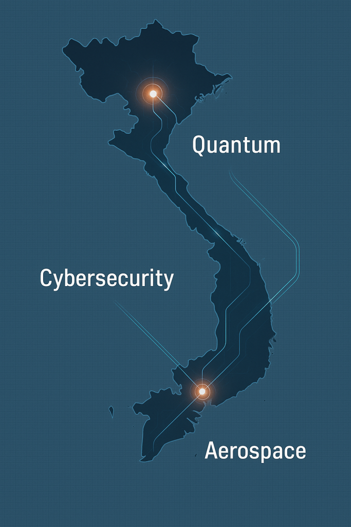 Las nuevas tecnologías que utilizará a partir de ahora el gobierno vietnamita. Representación gráfica generada por IA