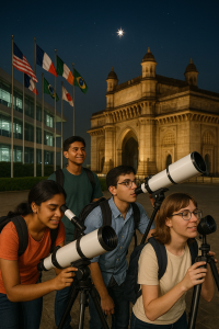 18 edición de la olimpiada internacional de astronomía y astrofísica. Imagen representativa generada por IA