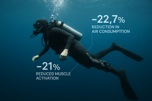 Exoesqueleto submarino en acción: menor esfuerzo, mayor autonomía bajo el agua