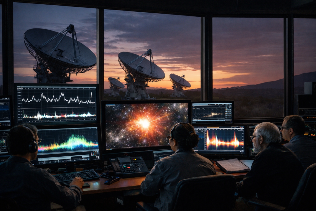 En la sala de control, los ecos de radio delatan lo que una estrella hizo antes de desaparecer en una supernova