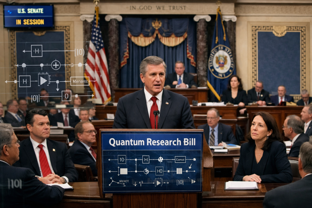 El Senado de EE. UU. debate una nueva ley bipartidista para reforzar la investigación cuántica, una tecnología ya tratada como infraestructura estratégica del país