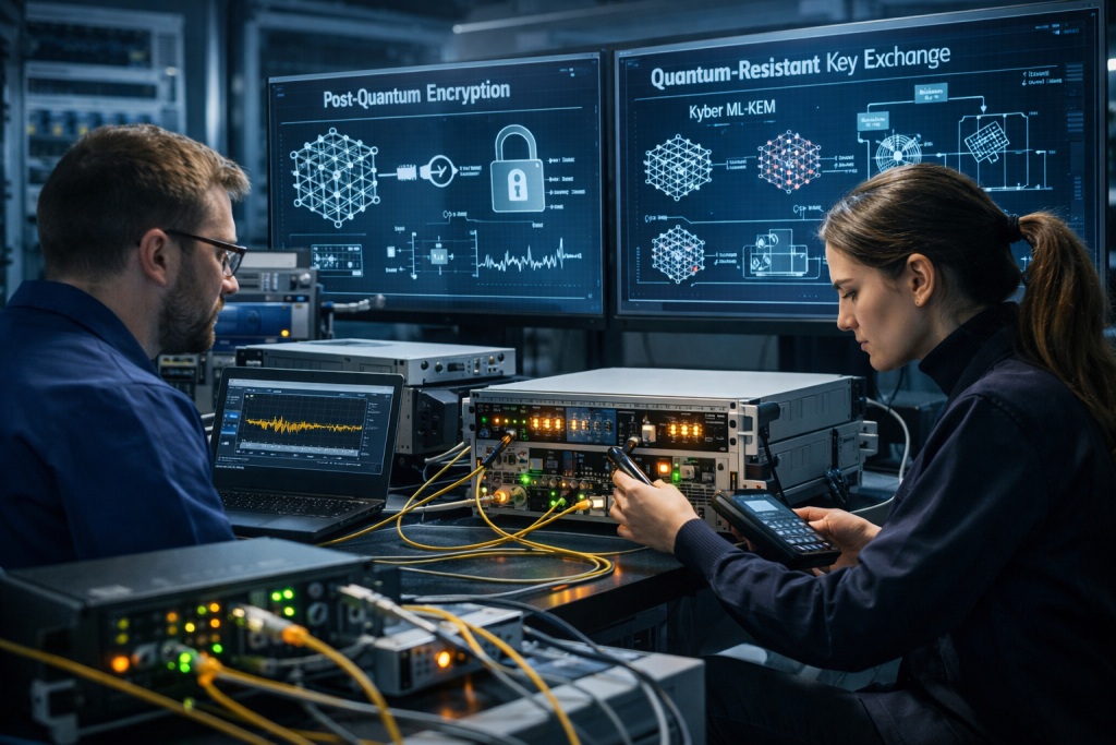 Ingenieros prueban módulos de cifrado poscuántico sobre infraestructura de fibra óptica, anticipándose a la amenaza de la computación cuántica