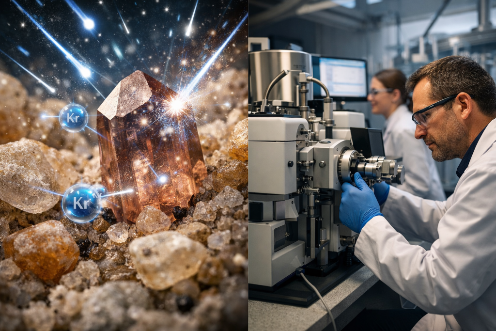 Un cristal de circón del tamaño de un grano de arena puede conservar, gracias a los rayos cósmicos, la memoria de paisajes terrestres desaparecidos hace millones de años