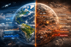 La vida no solo habita la Tierra: también ha esculpido su atmósfera, su química y su estabilidad durante miles de millones de años