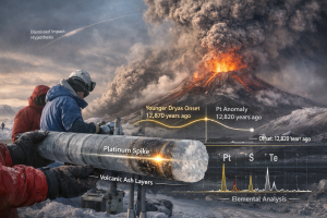 El hielo corrige la historia: menos impacto cósmico, más huella terrestre