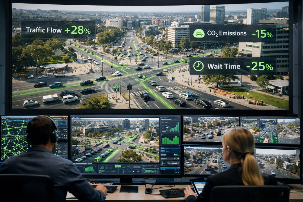 La ciudad empieza a pensar en tiempo real… y el tráfico deja de ser caos